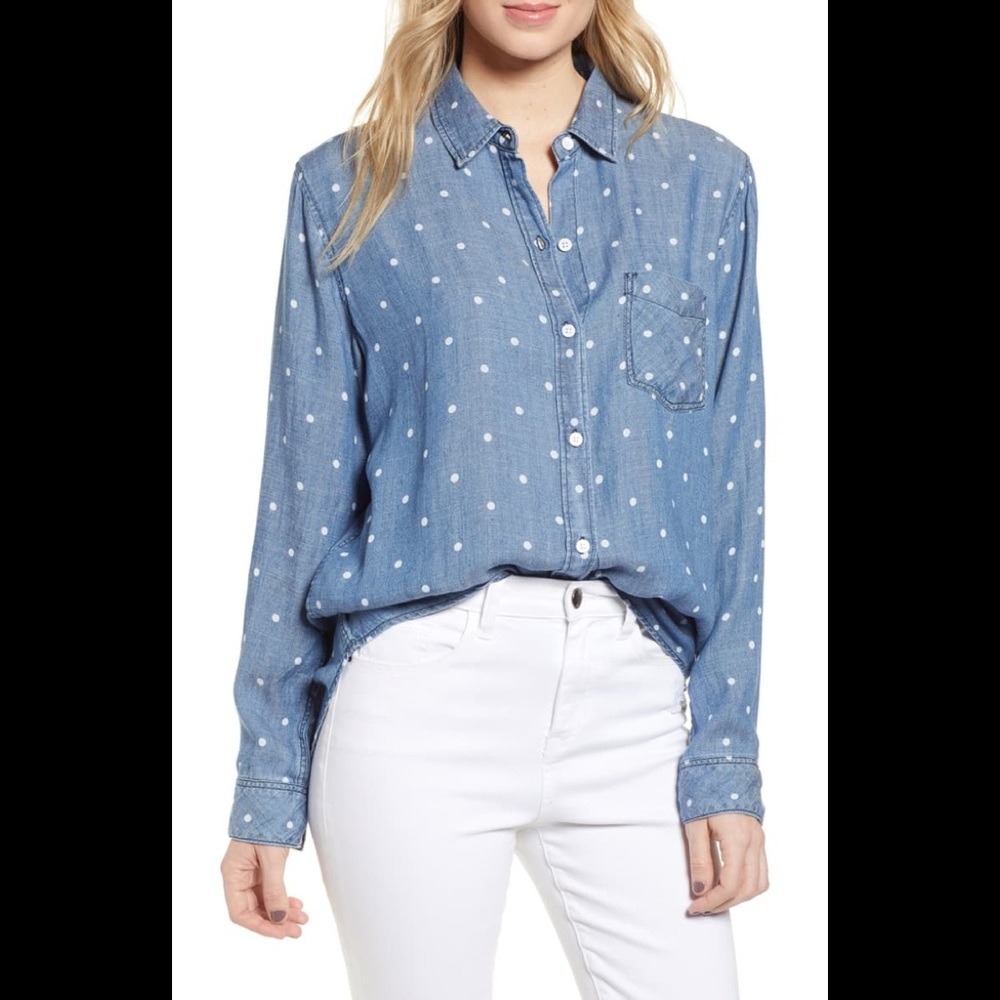 Rails Polka Dot Button Down - Picture 3 of 4